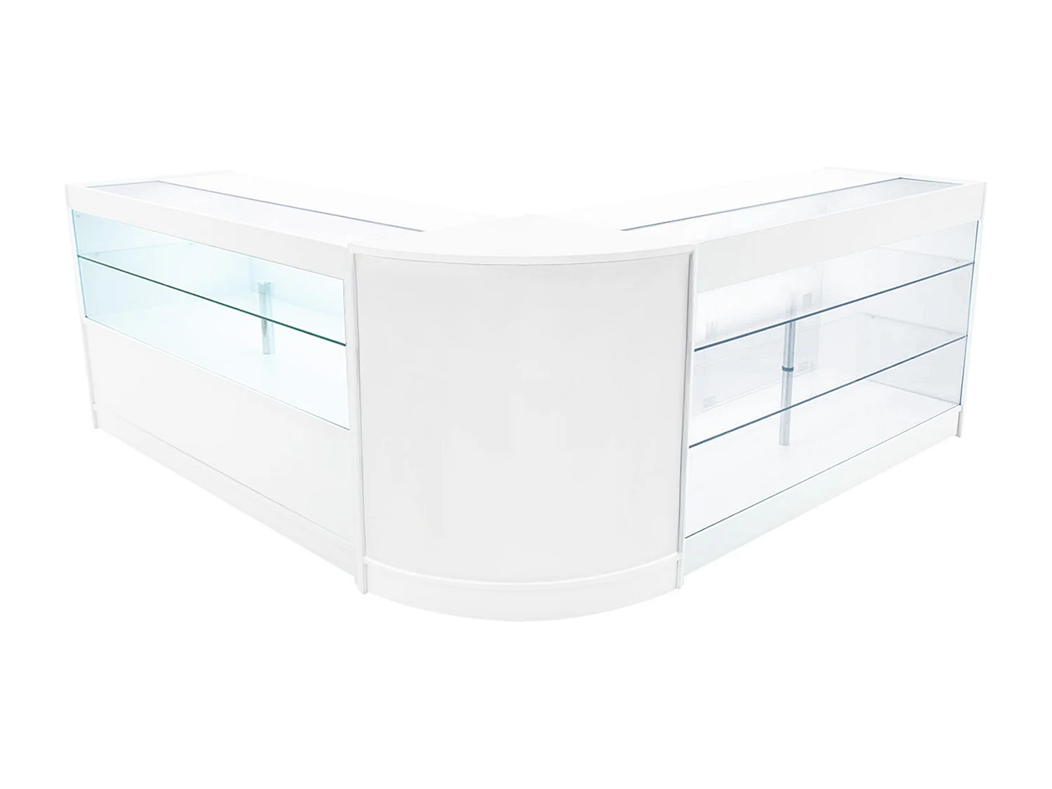 Hera LED Winkel Toonbank Set K1500, C1500 & CM60 - Wit