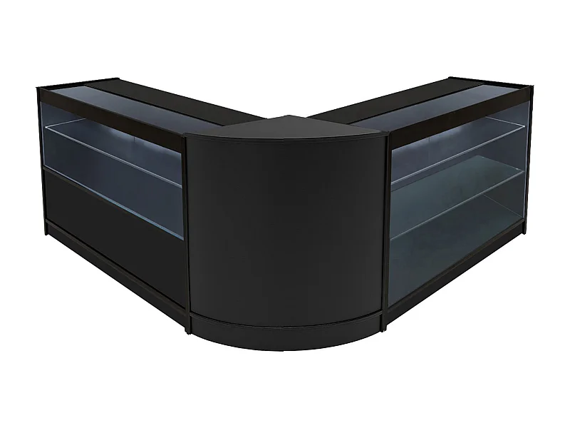 Zestaw oświetlenia sklepowego LED Hera K1200, C1200 i CM60 – czarny