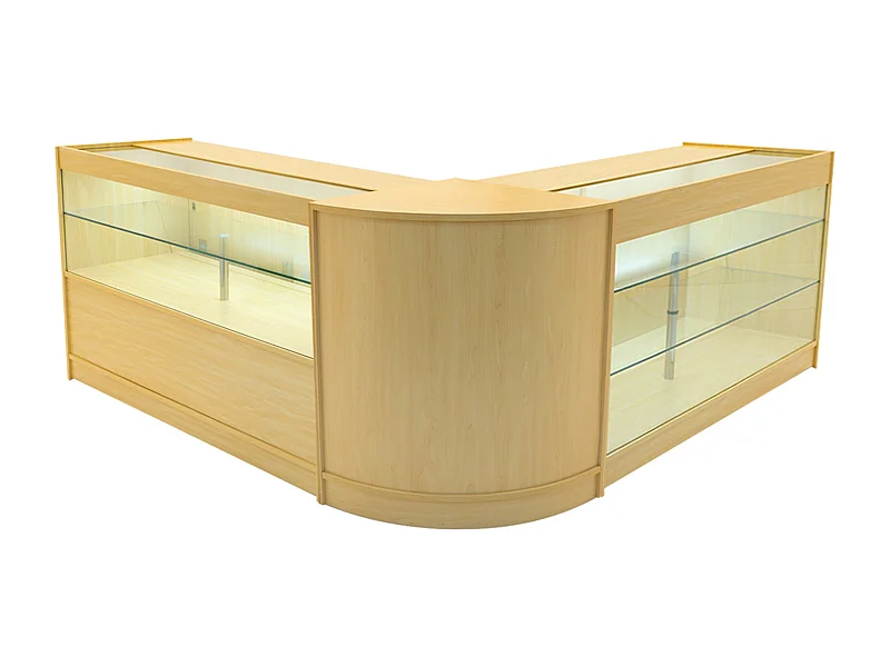 Comptoirs de Vente à LED Ensemble Hera - Érable CM60, K1500, C1500