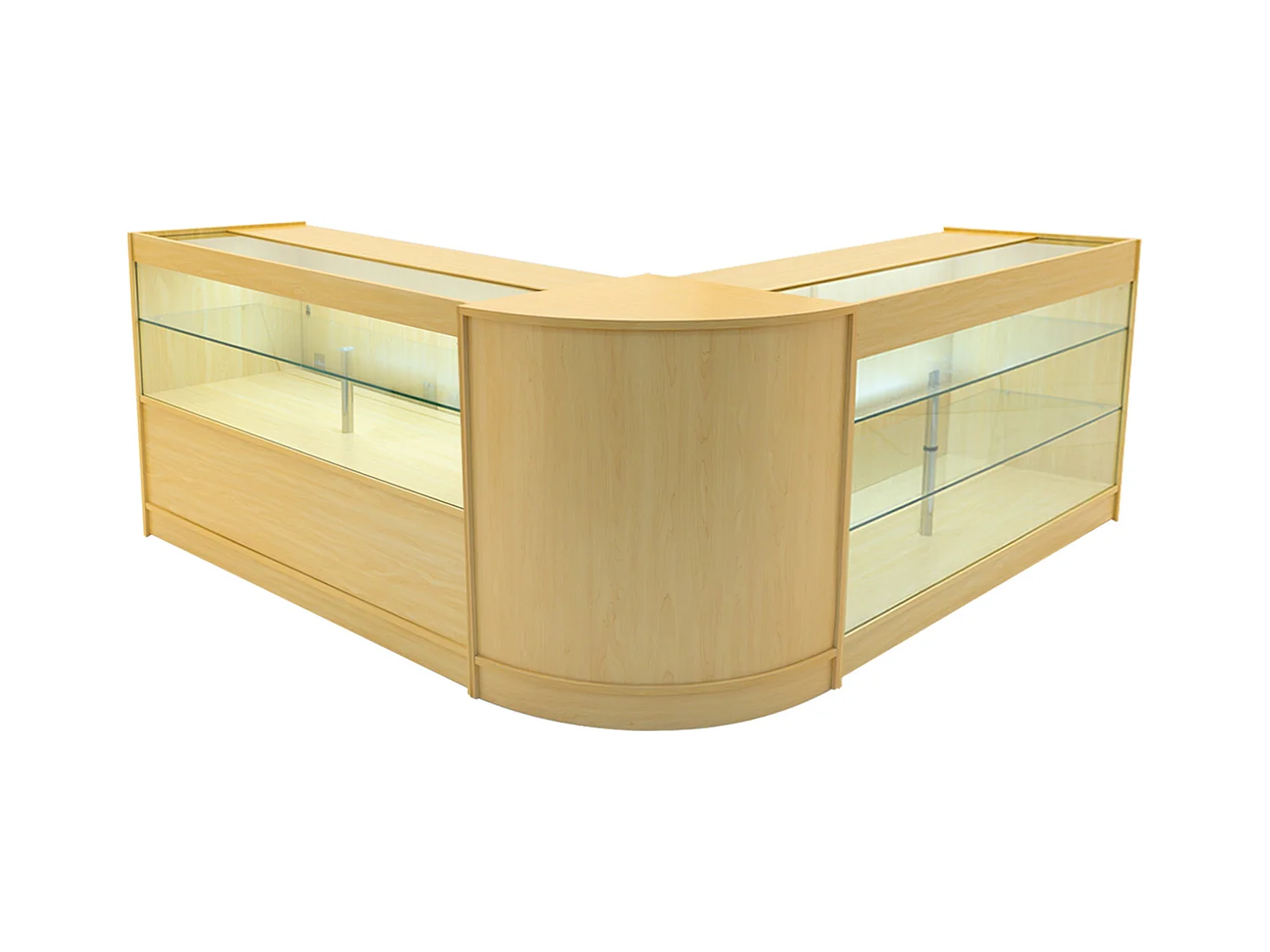 Comptoirs de Vente à LED Ensemble Hera - Érable CM60, K1500, C1500