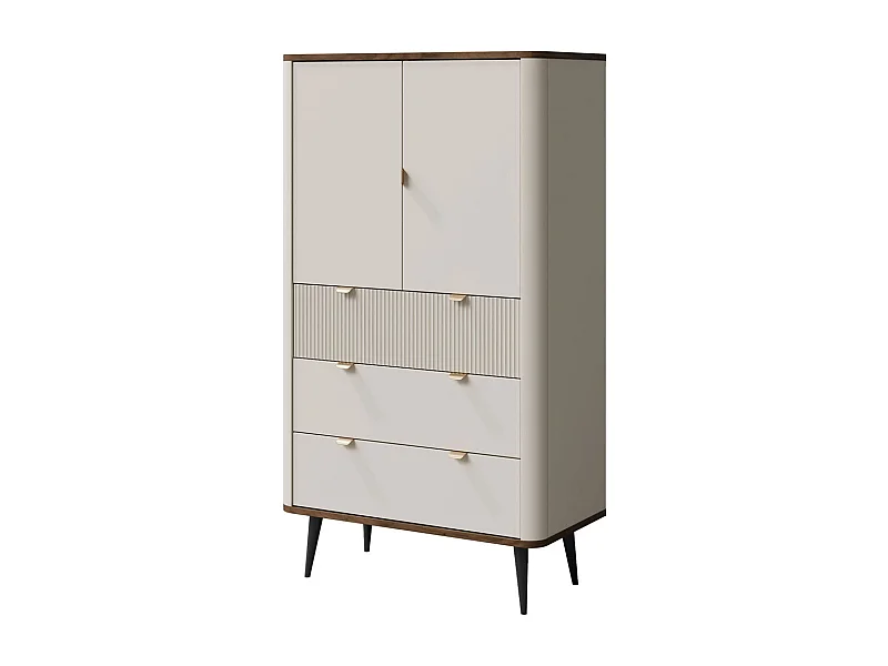 REGAL Marly Kaschmir / Walnuss 90 / 40 / 142cm