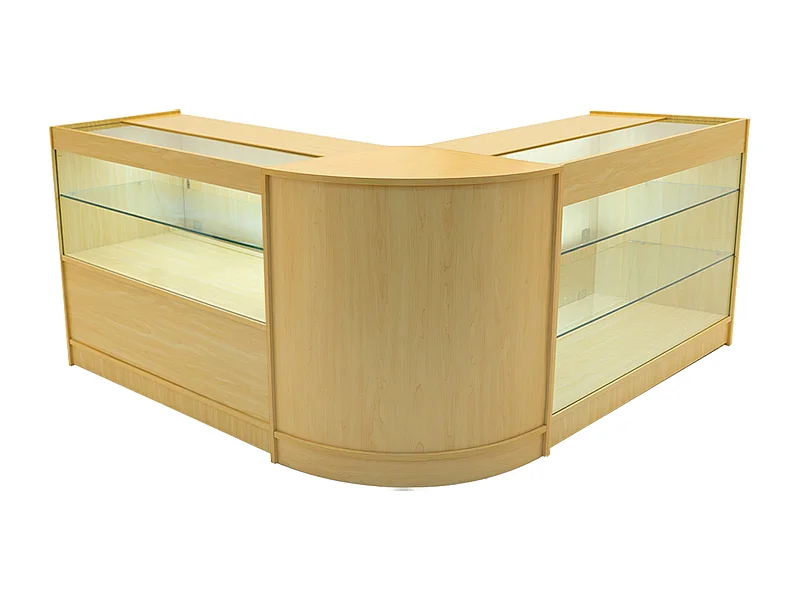 Hera LED Verkaufstheken-Set CM60 + K1200 + C1200 - Ahorn