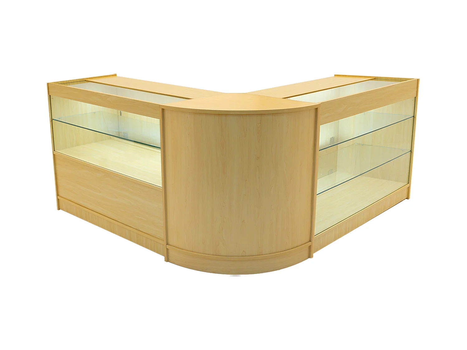 Comptoirs de Vente à LED Ensemble Hera - Érable CM60, K1200, C1200