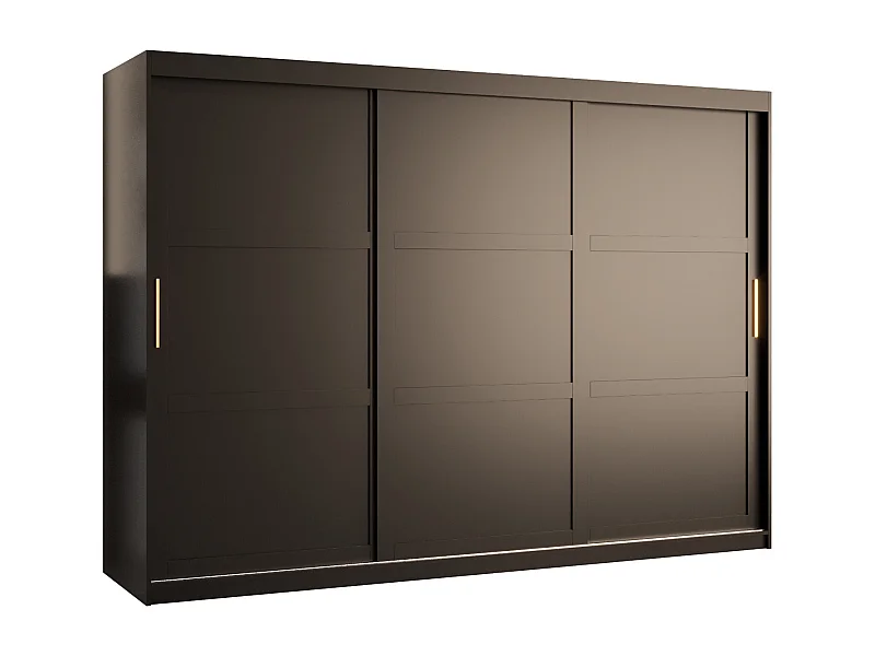Armoire à portes coulissantes Ramiro 1 200/250/62 (Noir)