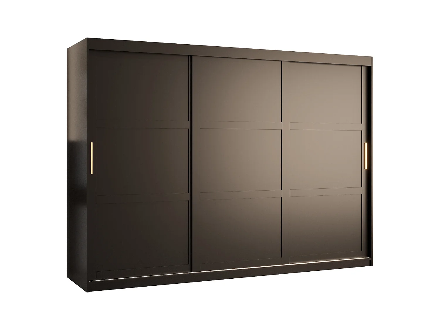 Armoire à portes coulissantes Ramiro 1 200/250/62 (Noir)