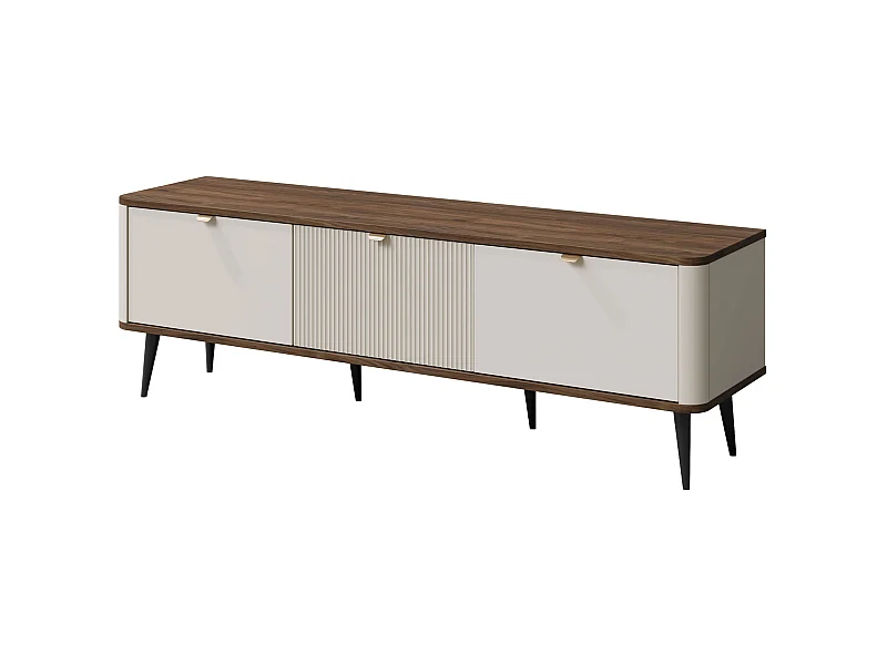 LOWBOARD Marly Kaschmir / Walnuss 160 / 40 / 52cm