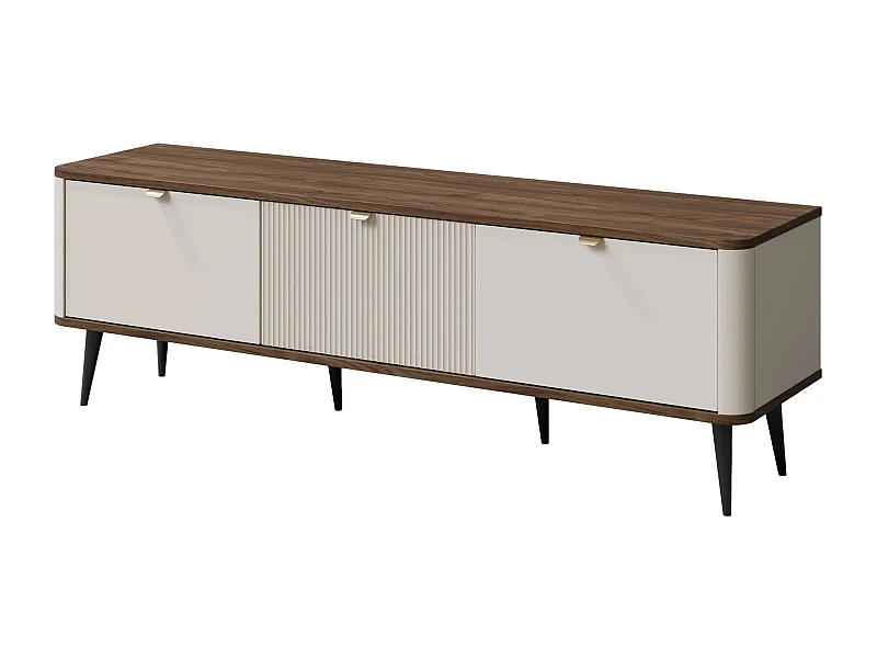 LOWBOARD Marly Kaschmir / Walnuss 160 / 40 / 52cm