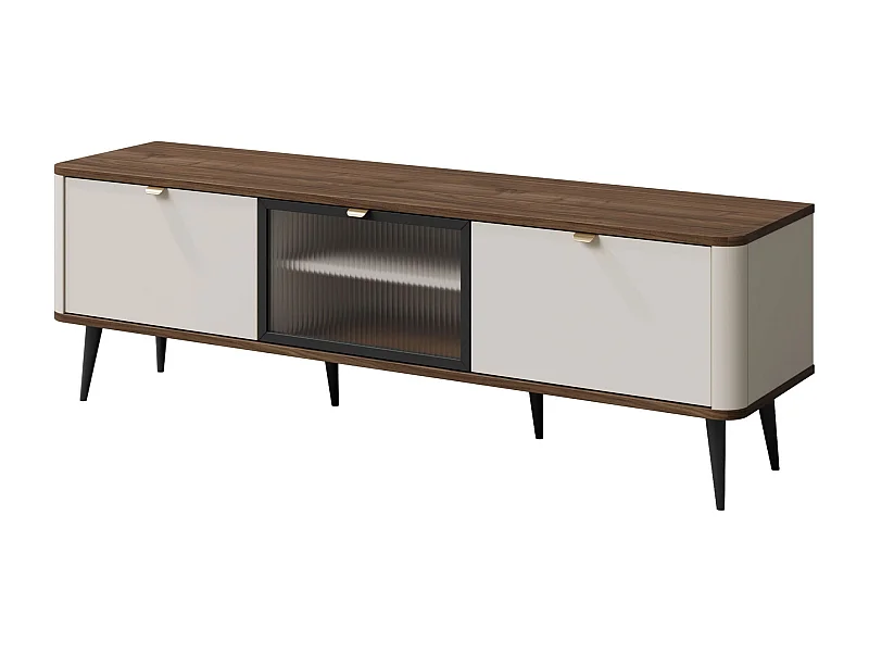 LOWBOARD Marly Kaschmir / Walnuss 160 / 40 / 52cm