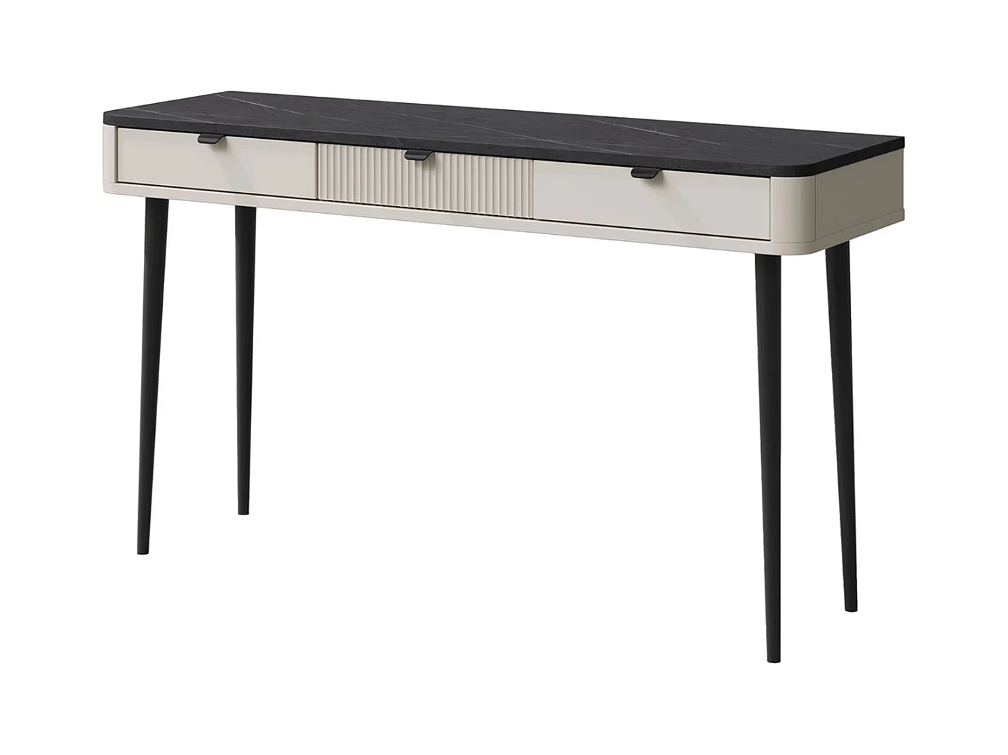 KONSOLENTISCH Marly Kaschmir / Graustein 130 / 40 / 82cm