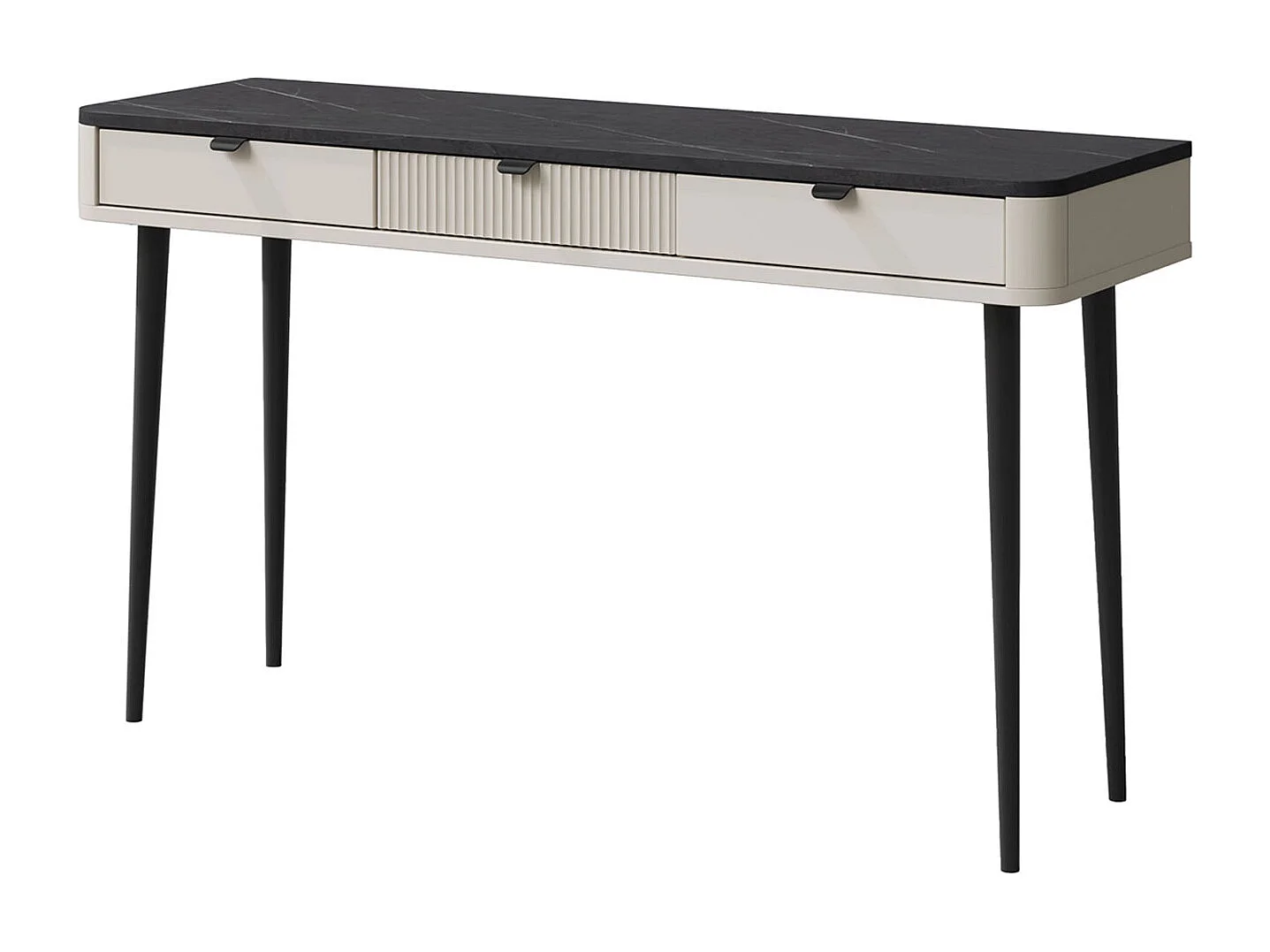 KONSOLENTISCH Marly Kaschmir / Graustein 130 / 40 / 82cm