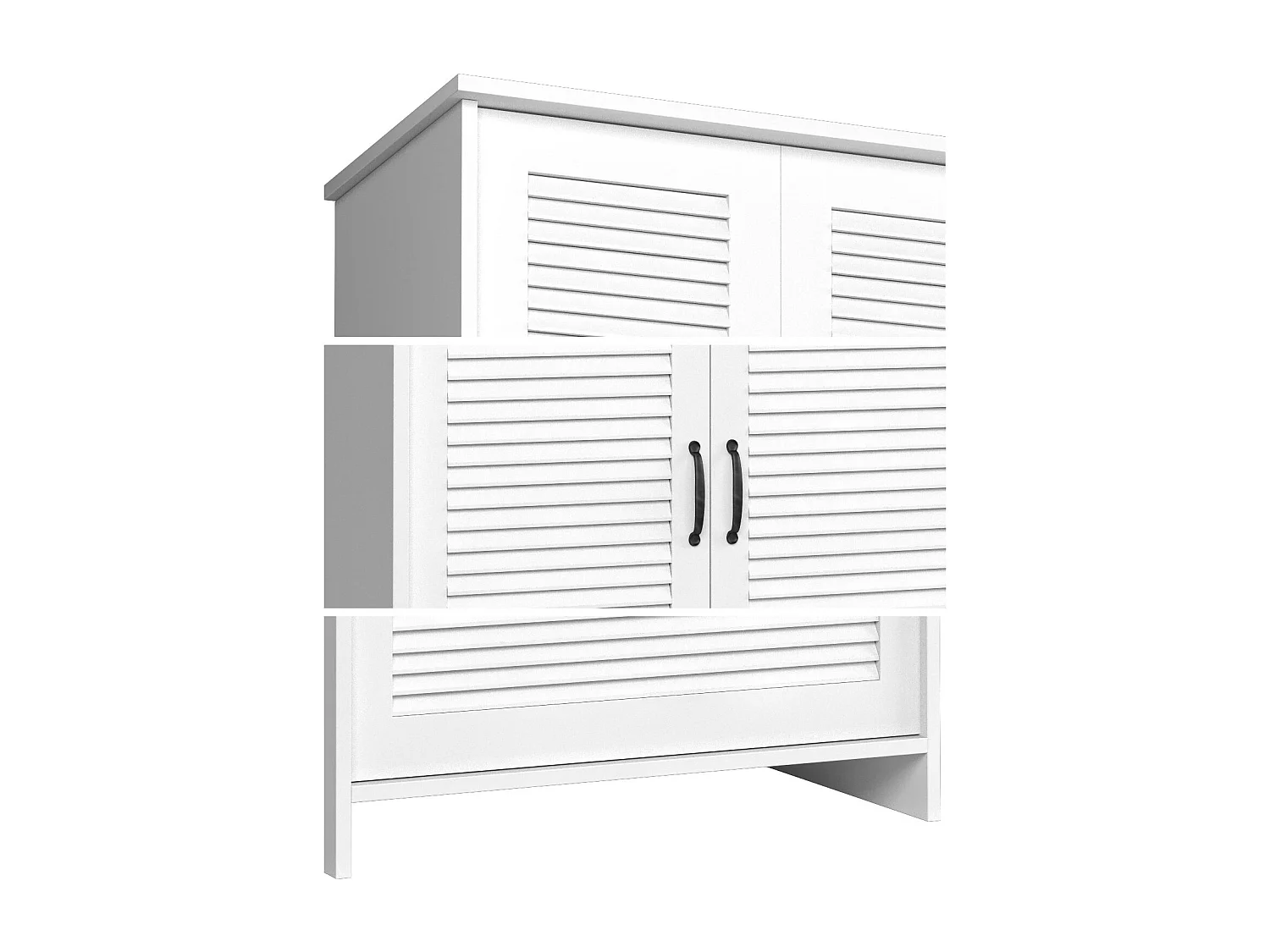 KLEIDERSCHRANK Orient weiß 88,4 / 52,5 / 198,2cm