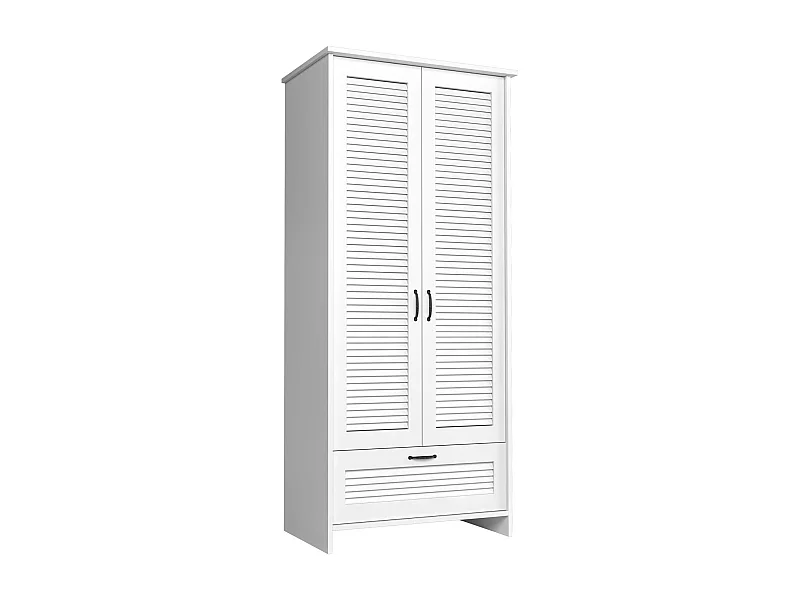 KLEIDERSCHRANK Orient weiß 88,4 / 52,5 / 198,2cm