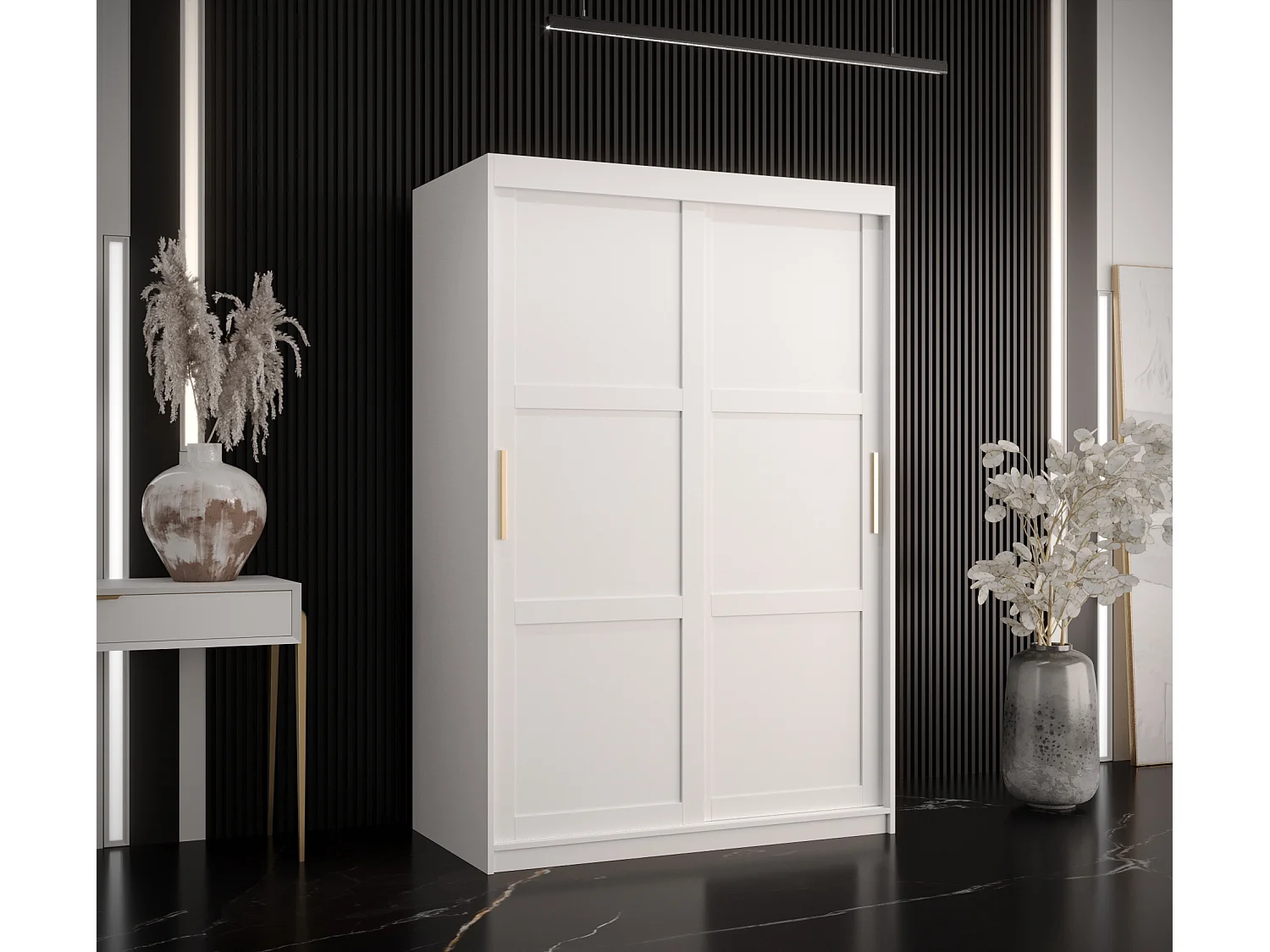 Kledingkast Ramiro 1 200/120/62 (Wit)