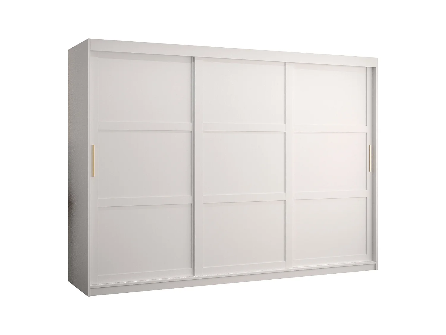 Armoire à portes coulissantes Ramiro 1 200/250/62 (Blanc)