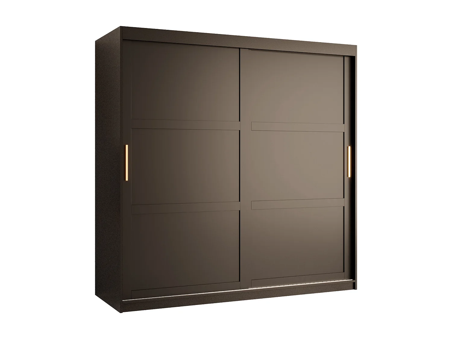 Kledingkast Ramiro 1 200/180/62 ( Zwart)