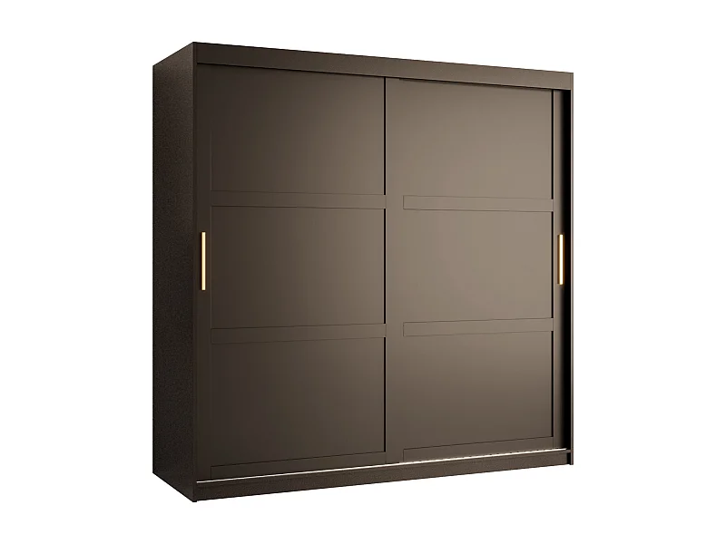 Kledingkast Ramiro 1 200/180/62 ( Zwart)