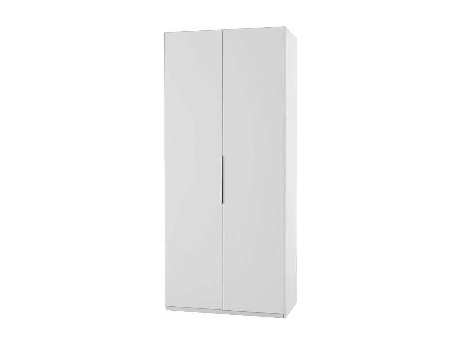 KLEIDERSCHRANK Level weiß 100 / 58 / 236 cm