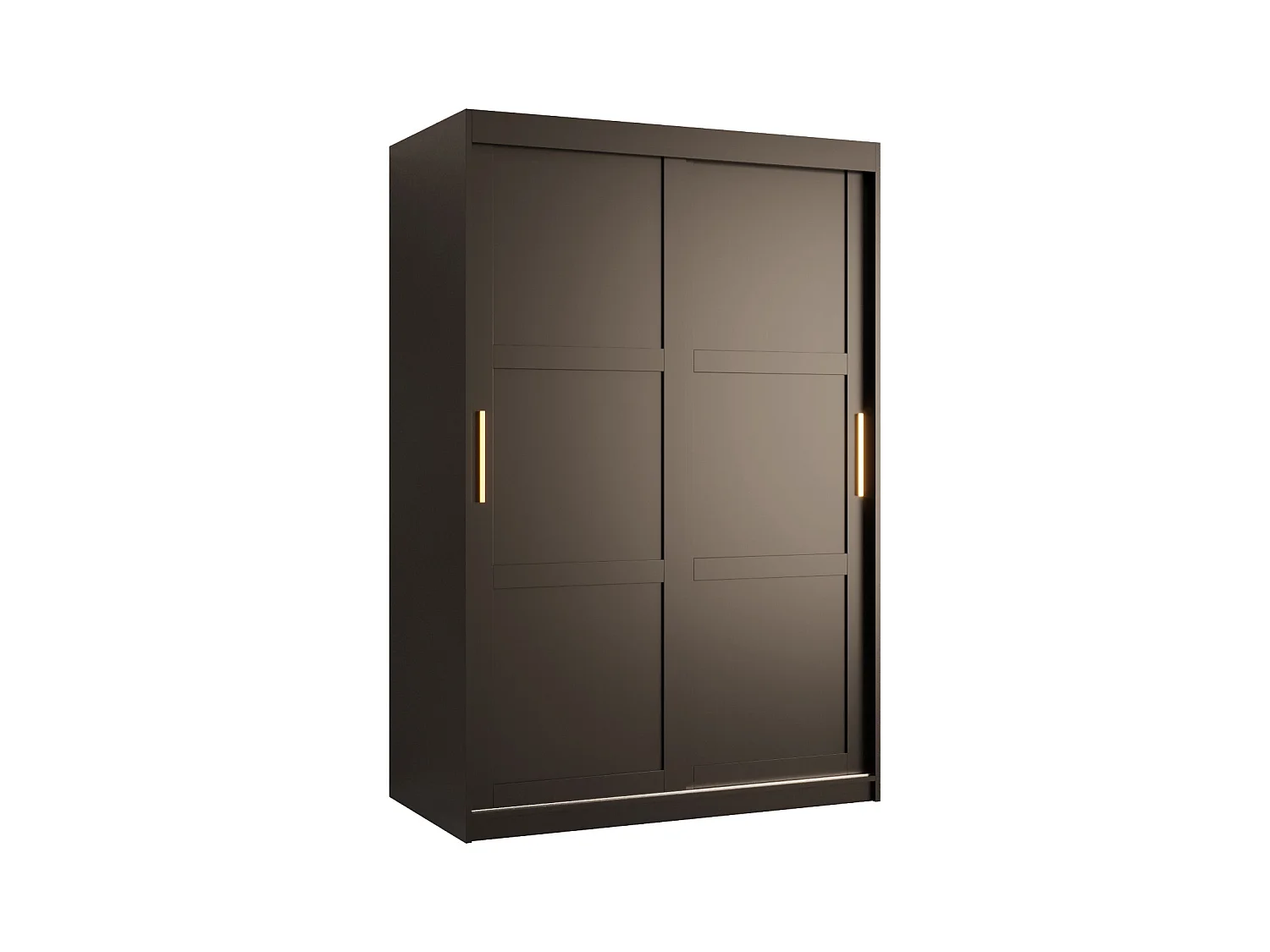 Armoire à portes coulissantes Ramiro 1 200/120/62 (Noir)