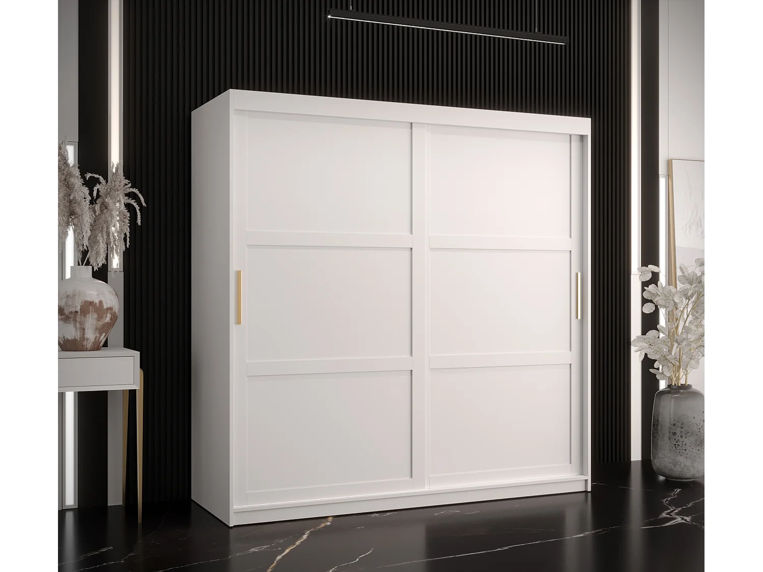 Kledingkast Ramiro 1 200/180/62 (Wit)