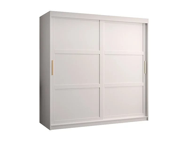 Armoire à portes coulissantes Ramiro 1 200/180/62 (Blanc)