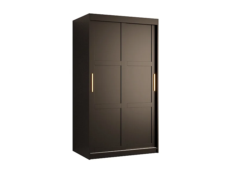 Schwebetürenschrank Ramiro 1 200/100/62 ( Schwarz)