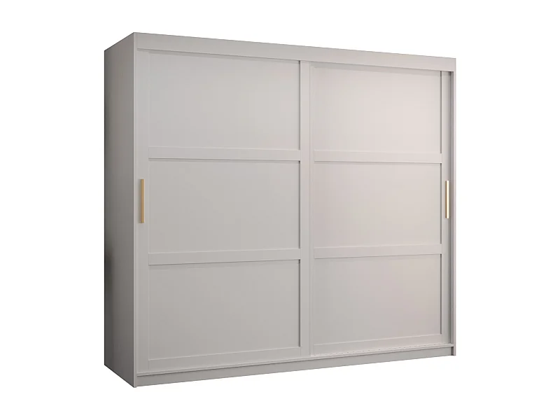 Armoire à portes coulissantes Ramiro 1 200/200/62 (Blanc)
