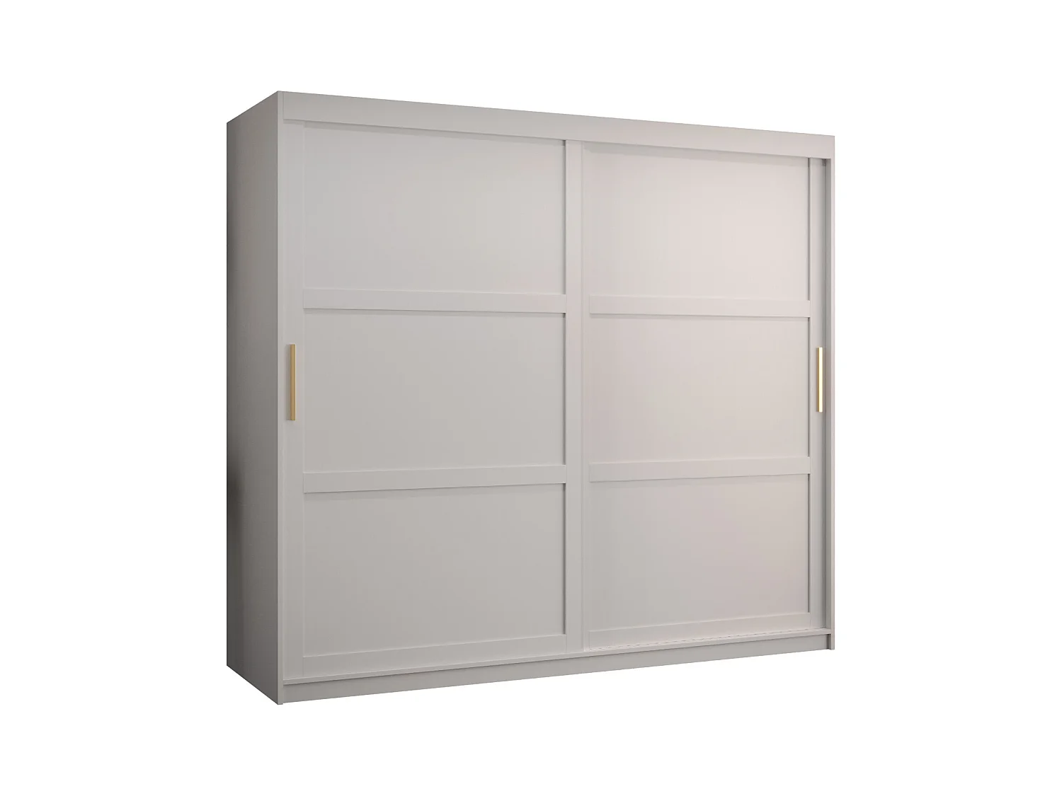 Armoire à portes coulissantes Ramiro 1 200/200/62 (Blanc)