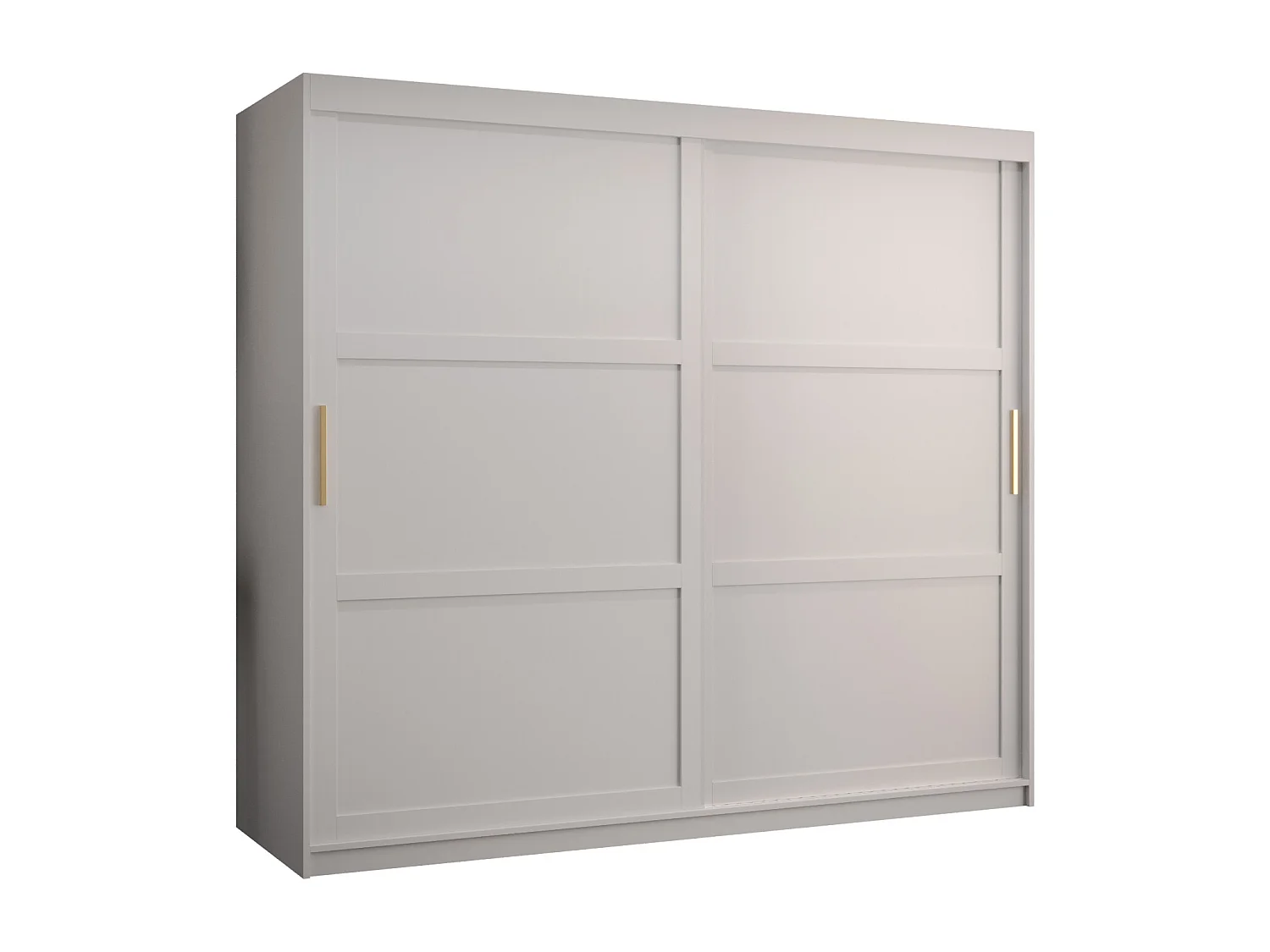 Armoire à portes coulissantes Ramiro 1 200/200/62 (Blanc)