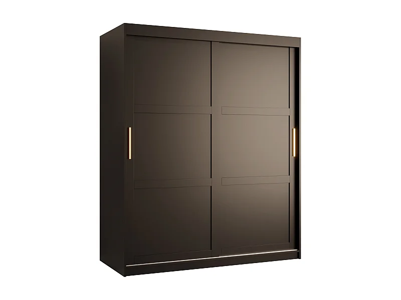 Kledingkast Ramiro 1 200/150/62 ( Zwart)