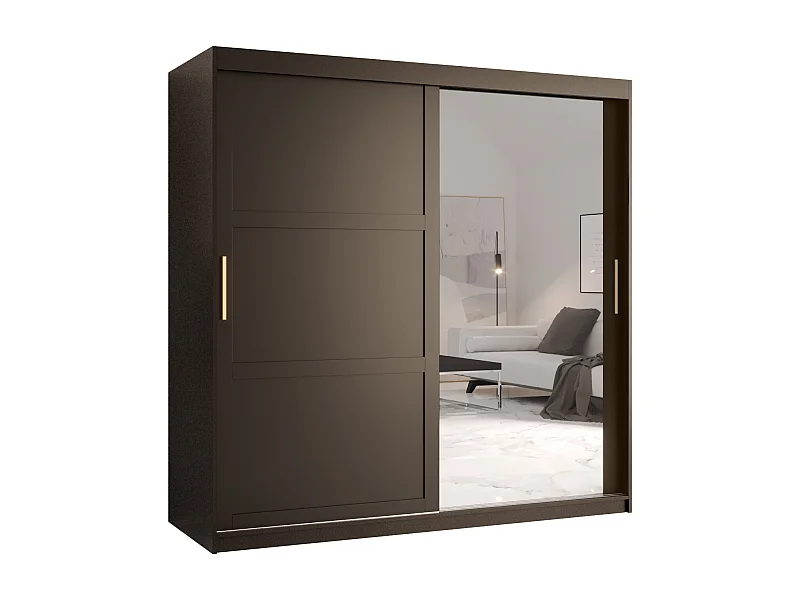 Kledingkast Ramiro 2 200/180/62 ( Zwart)