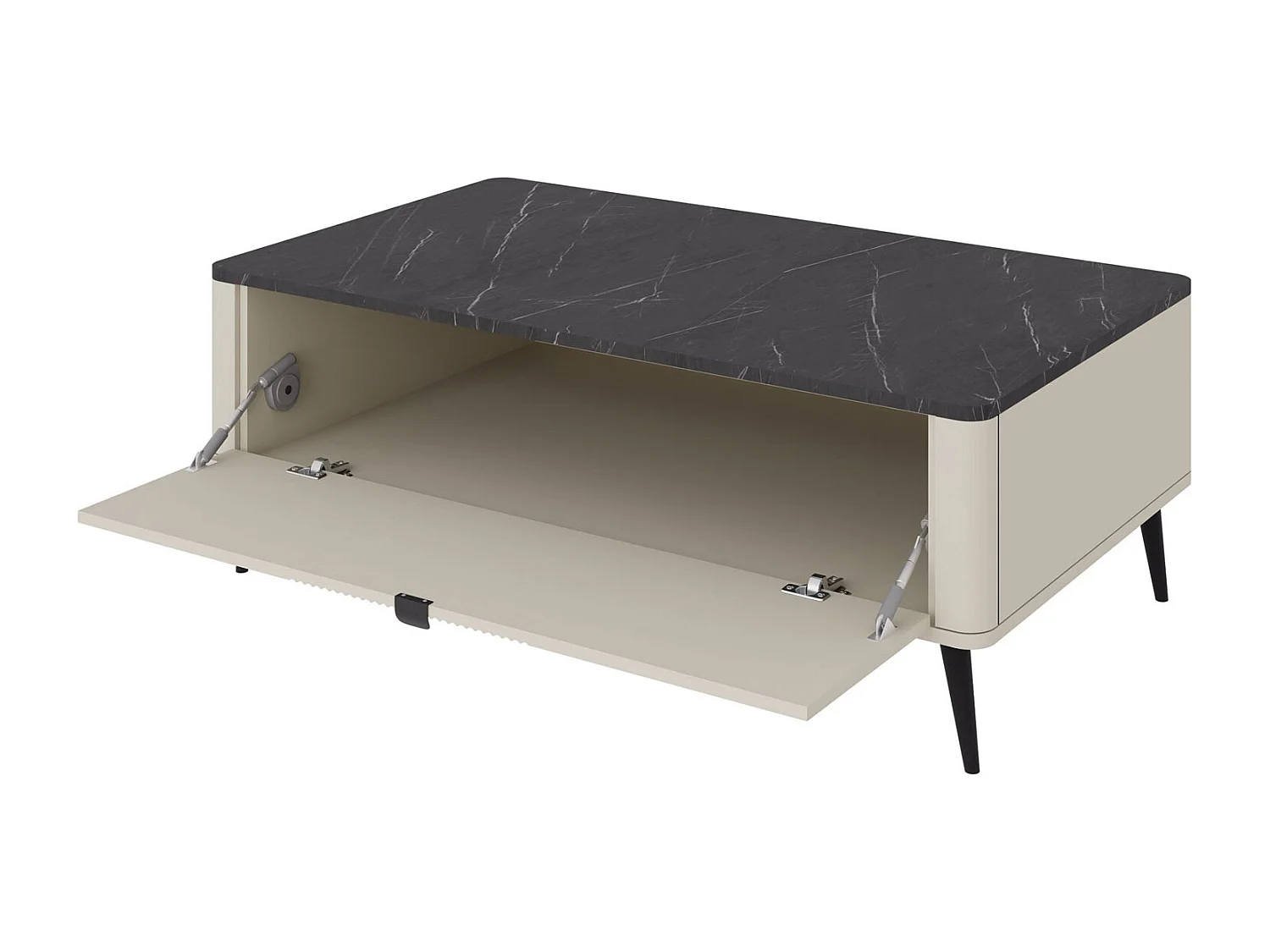 COUCHTISCH Marly Kaschmir / Graustein 100 / 60 / 42cm