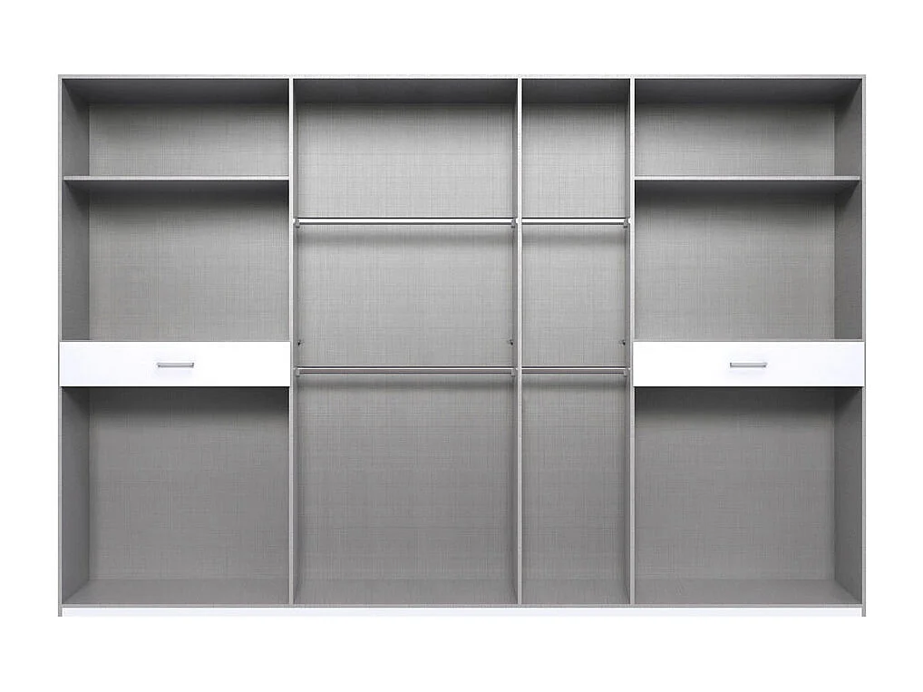 KLEIDERSCHRANK Tibet Eiche Artisan / graphit  313 / 58 / 210cm