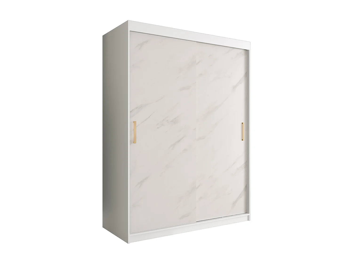 Kledingkast Marmur T 200/150/62 (Wit)