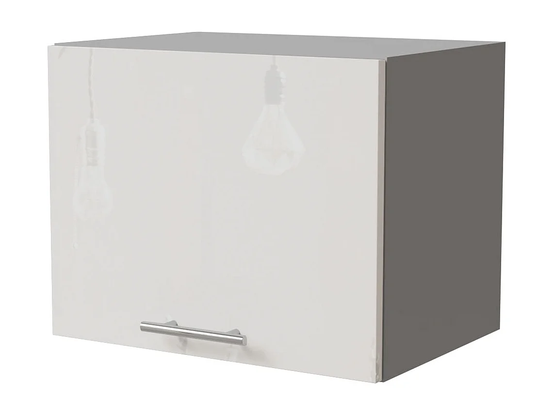 KLAPPHÄNGESCHRANK Essen W4B/45 Weiß Hochglanz / Grau Matt 45 / 32,5 / 36cm