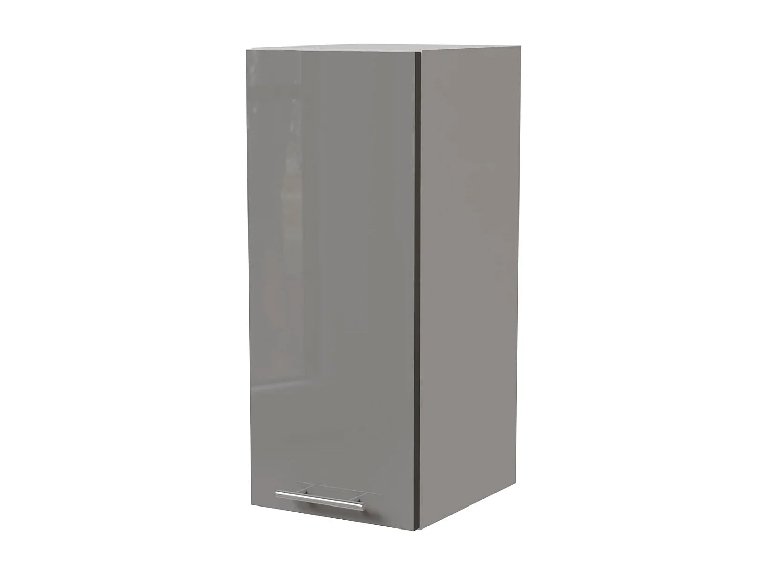 KÜCHENHÄNGESCHRANK Essen W2/20 Grau Hochglanz / Weiß Matt 20 / 32,5 / 72cm