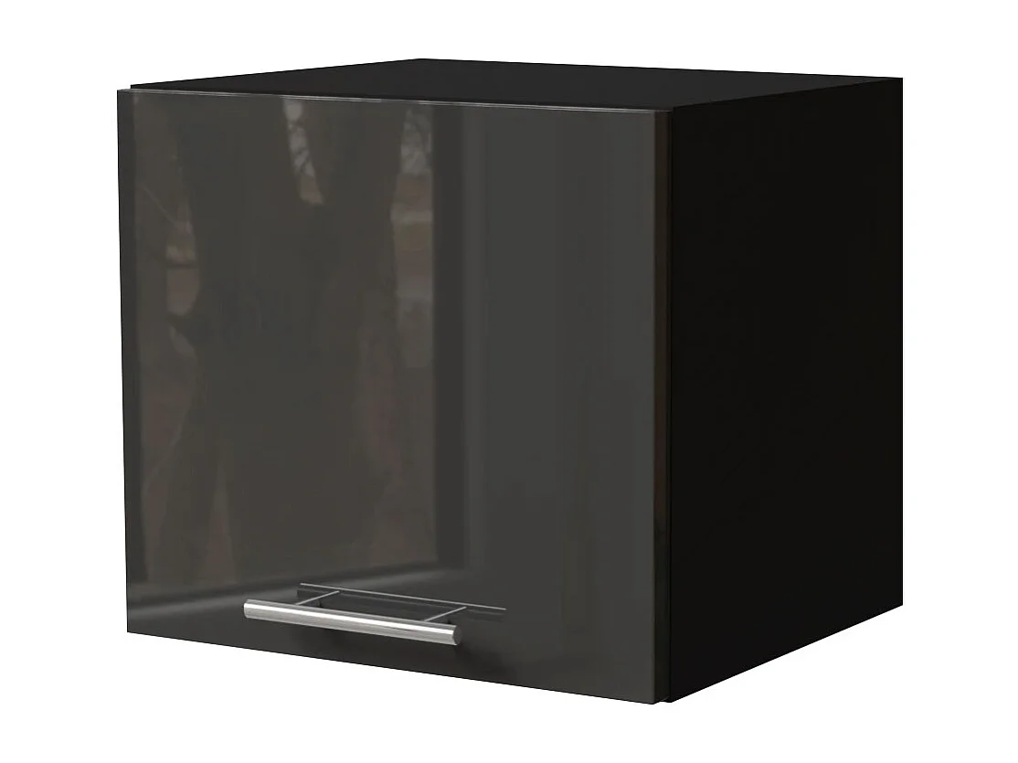 KLAPPHÄNGESCHRANK Essen W4B/40 Graphit Hochglanz / Schwarz Matt 40 / 32,5 / 36cm