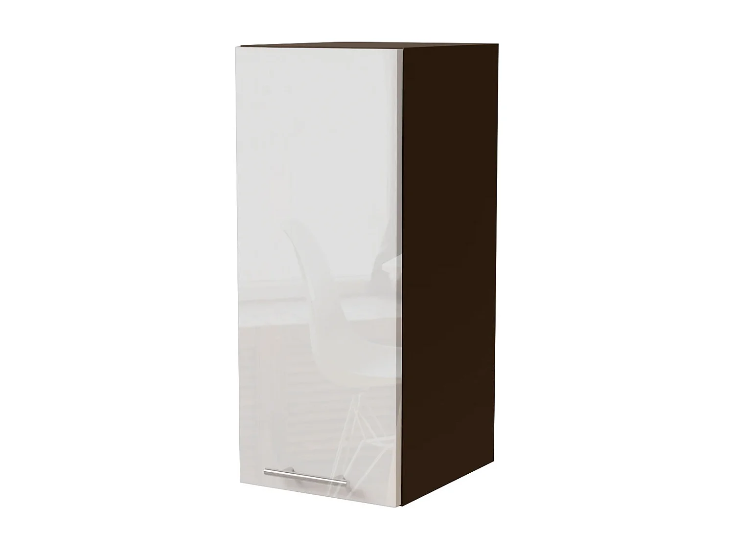 KÜCHENHÄNGESCHRANK Essen W2/20 Weiß Hochglanz / Lava Matt 20 / 32,5 / 72cm