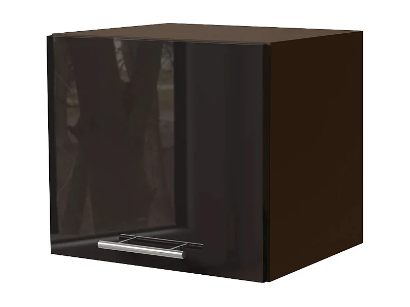 KLAPPHÄNGESCHRANK Essen W4B/40 Schwarz Hochglanz / Lava Matt 40 / 32,5 / 36cm