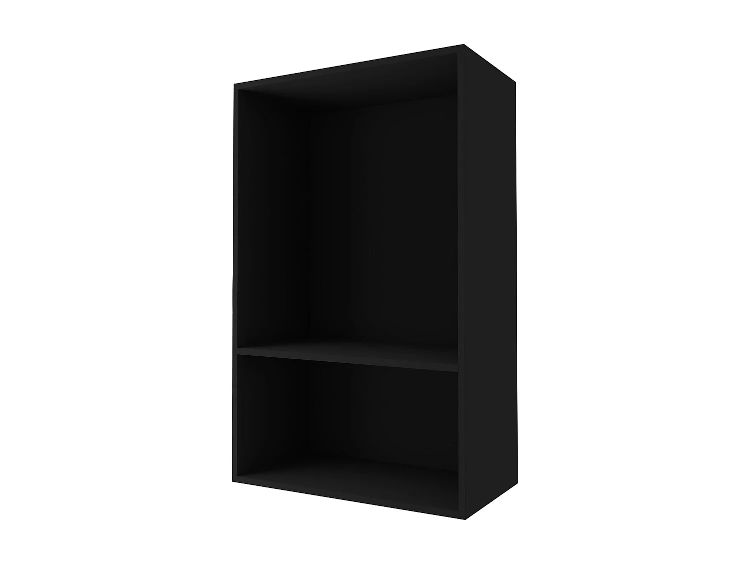 MIKROWELLENUMBAUSCHRANK Essen W4MK/60 Grau Hochglanz / Schwarz Matt 60 / 32,5 / 96cm