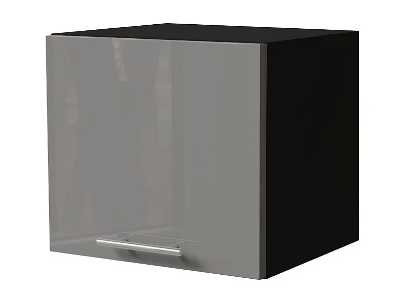 KLAPPHÄNGESCHRANK Essen W4B/40 Grau Hochglanz / Schwarz Matt 40 / 32,5 / 36cm
