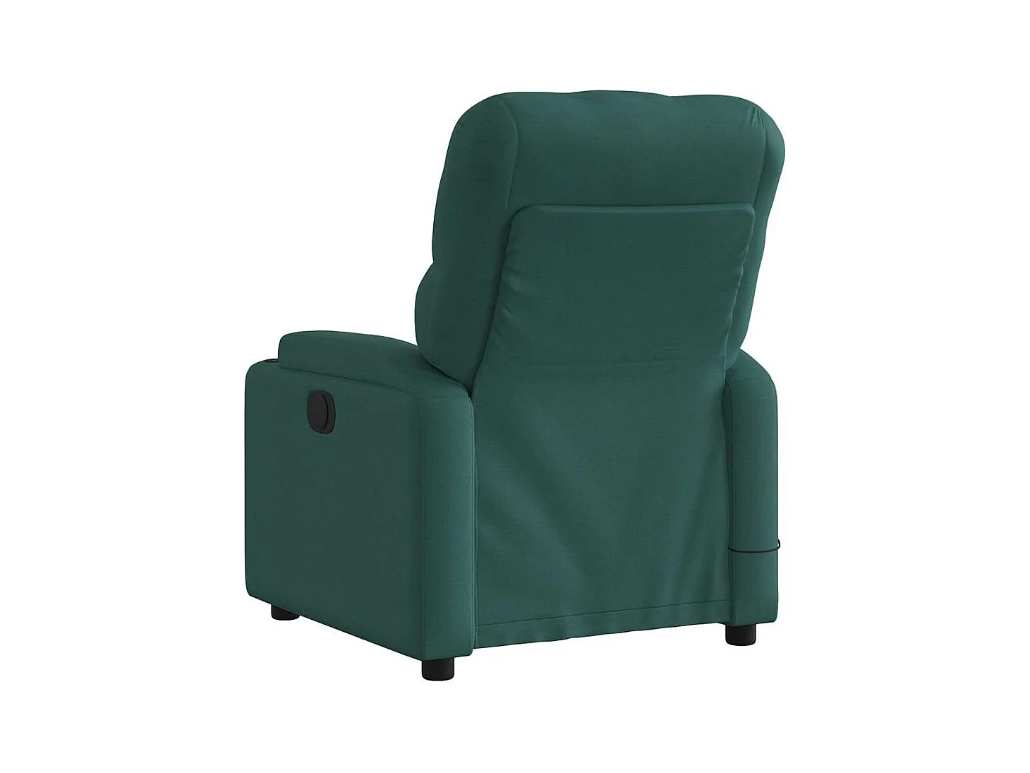 Poltrona de massagens reclinável tecido verde-escuro SHL951929