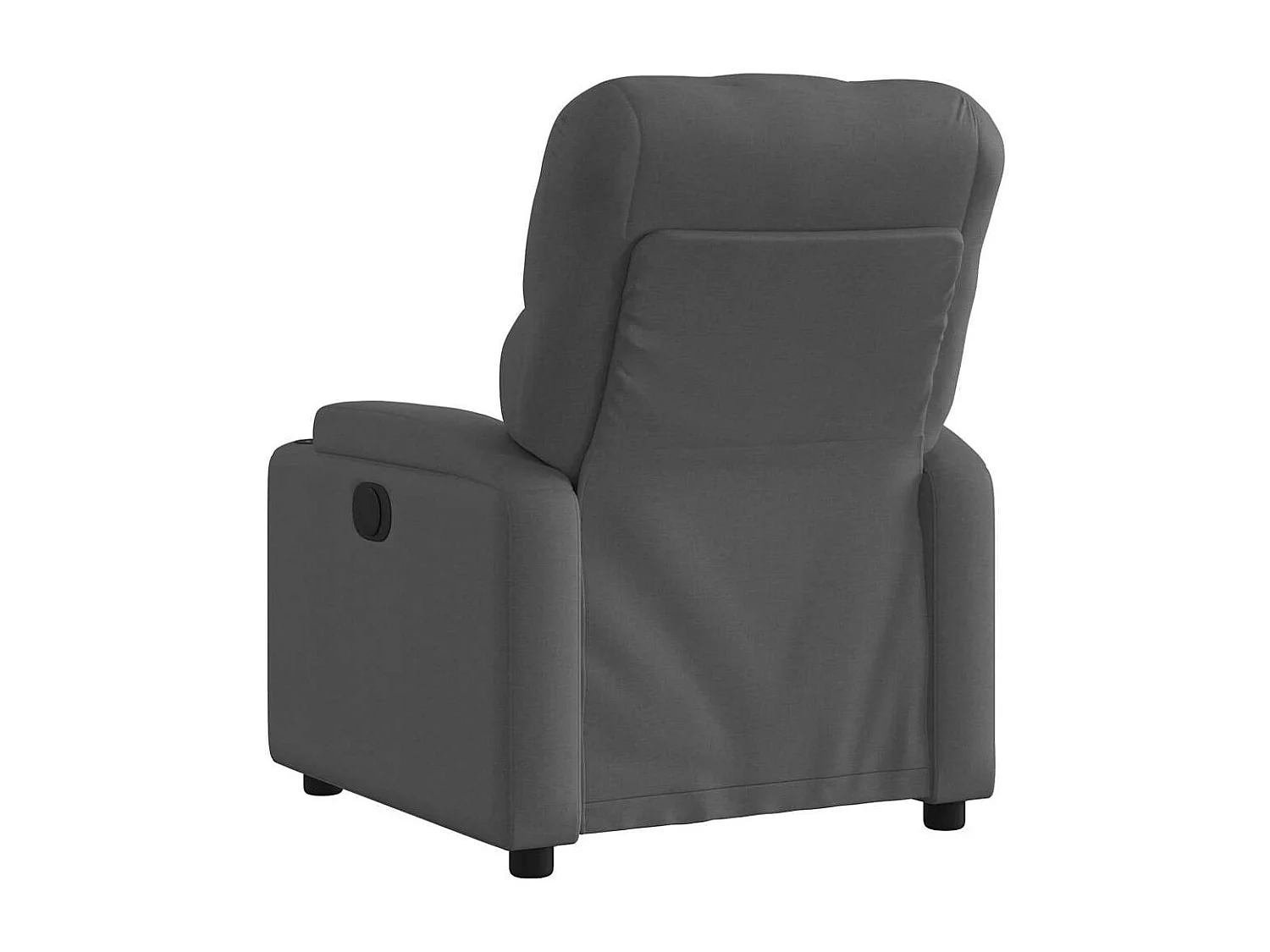 Relaxsessel Elektrisch | Lounge Sessel indoor Dunkelgrau Stoff SHL84891