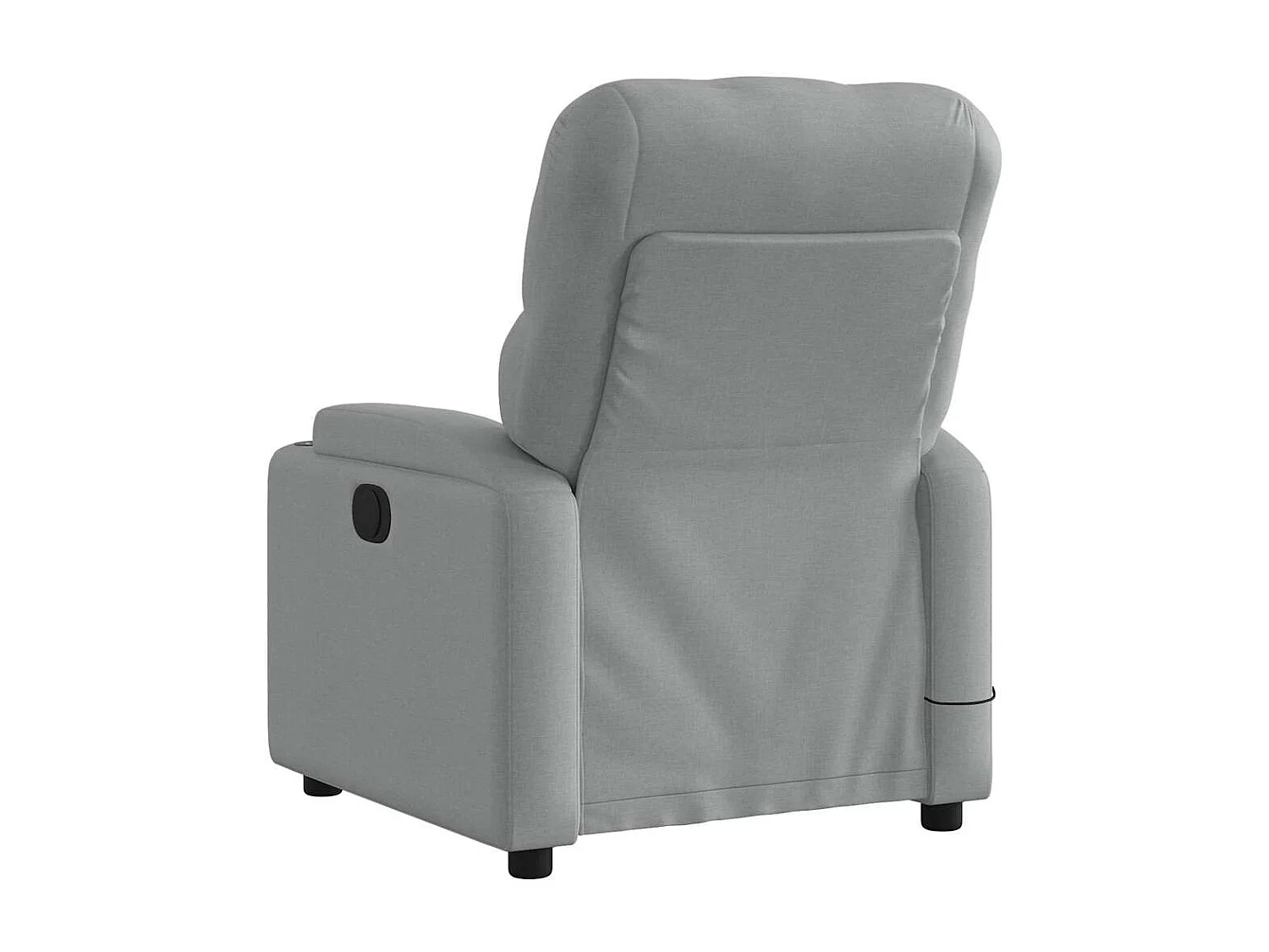 Sillón de relax | Sillón reclinable de masaje eléctrico tela gris claro SHL5225