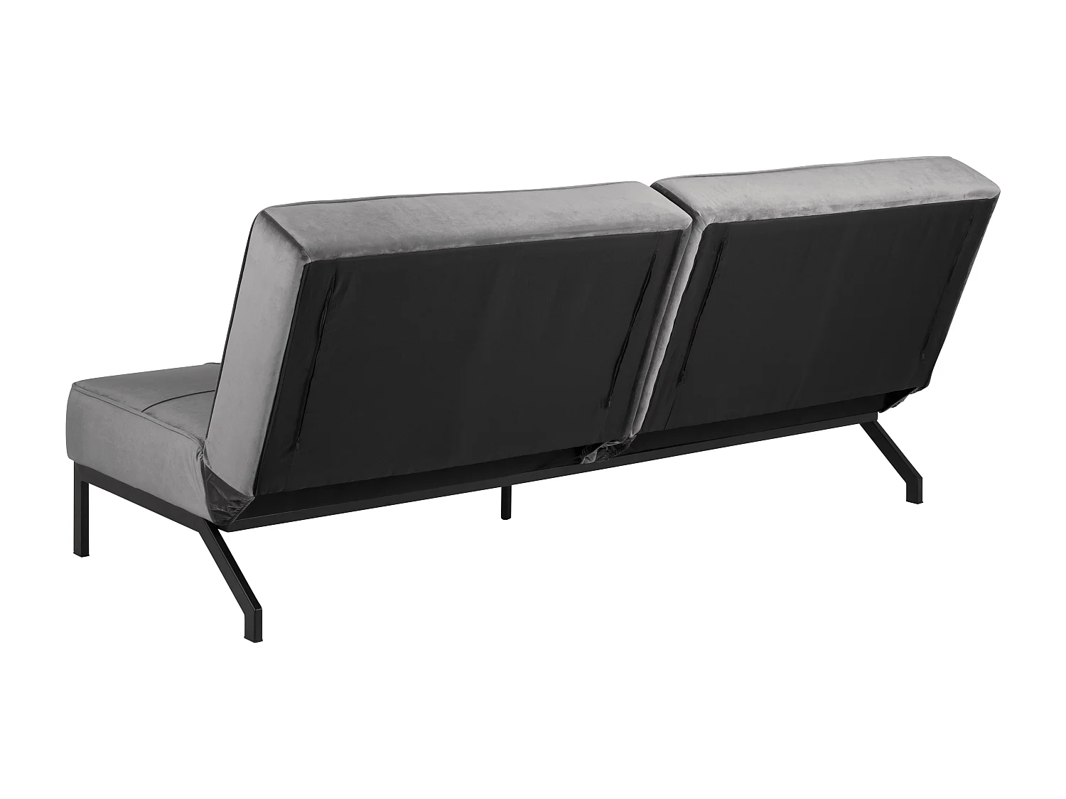 Per slaapbank donkergrijs.