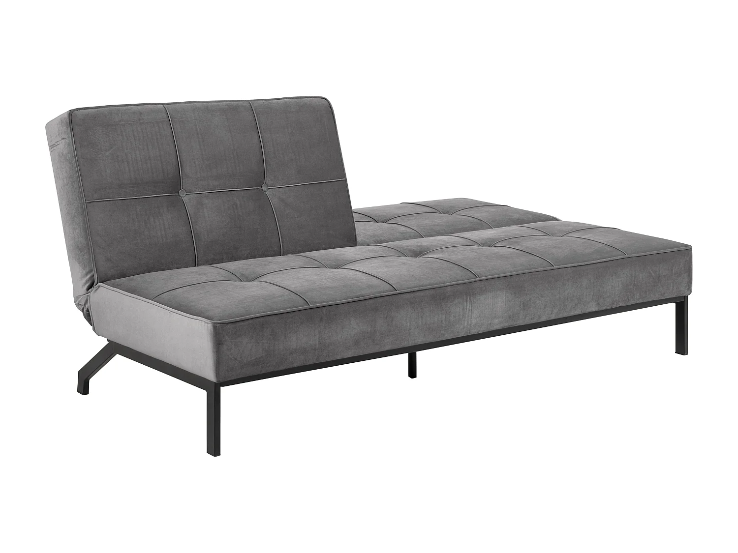 Per slaapbank donkergrijs.