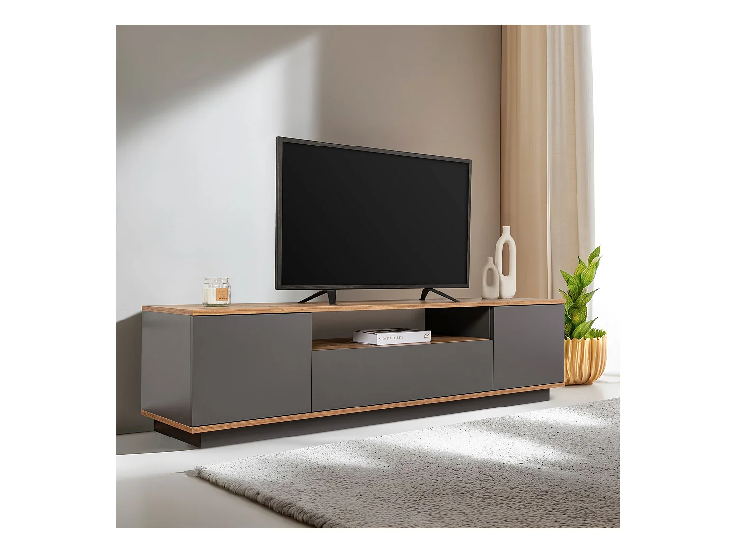 Meuble TV en aggloméré Veramont