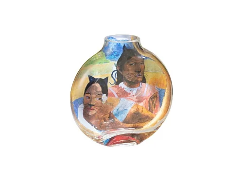 Jarrón multicolor "Les Chartistes Inspired by When Will You Marry?" pequeño 14.5x4x15 cm