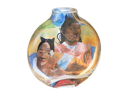 Jarrón multicolor "Les Chartistes Inspired by When Will You Marry?" pequeño 14.5x4x15 cm