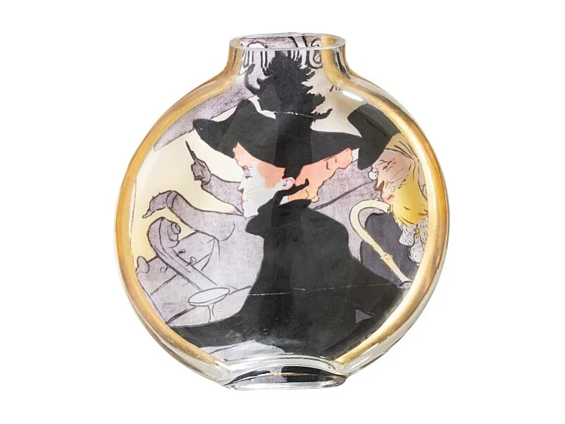 Jarrón de cerámica multicolor 24.5x5x25 cm "Les Chartistes Inspired by Divan Japonais Large"