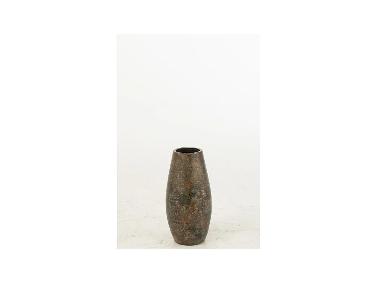 Jarrón de cerámica marrón de 18*18*39 cm